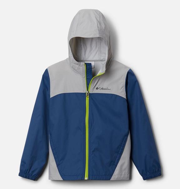 Columbia Glennaker Rain Jacket Grey For Boys NZ2817 New Zealand